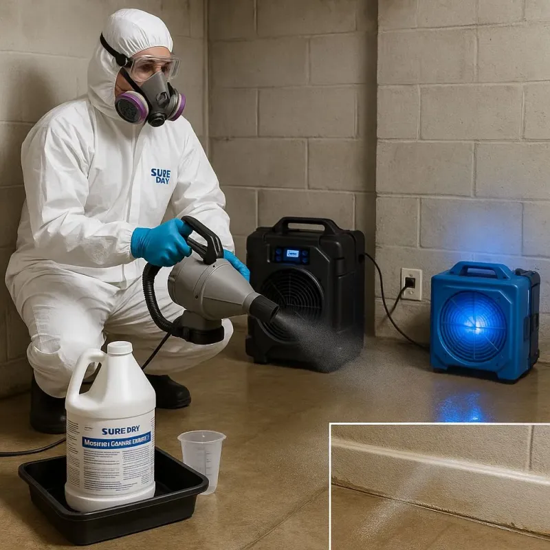 Sanitization and Odor Removal process in Virginia, IL